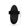 thumbnail image 2 of CIMAXIC 1 Pair Black Plastic Rowing Machine Foot Pedals for Durable Home Use, 2 of 8