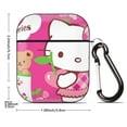 thumbnail image 2 of Hello Kitty AirPods 2nd Generation Protective Case (Hard Shell Black) AirPods Protective Case PC Protective Case Buckle, Compatible with Apple AirPods 2nd Generation Charging Box, 2 of 5