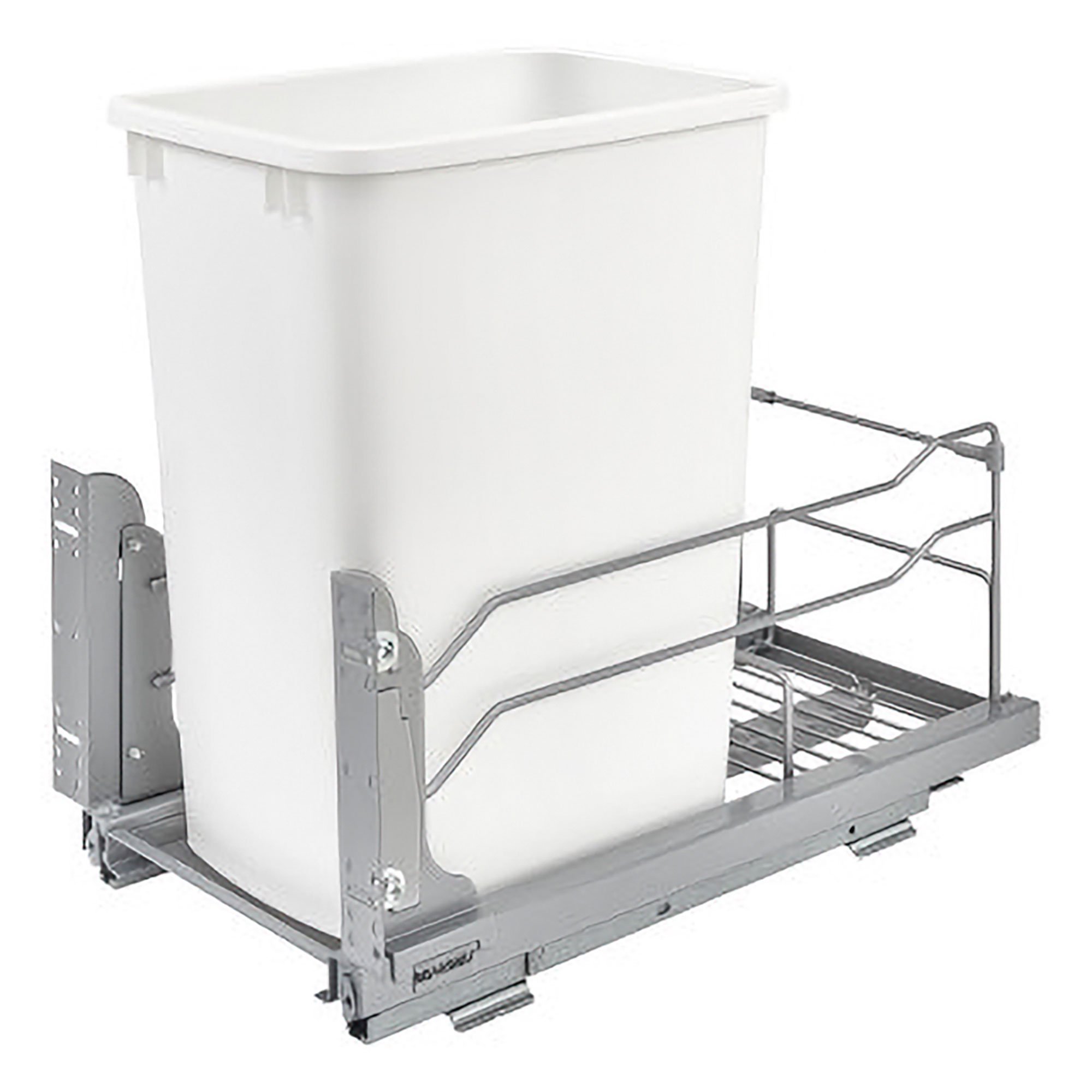 Rev-A-Shelf 35 Quart Pullout Waste Container Trash Can w/ Soft-Close Slides