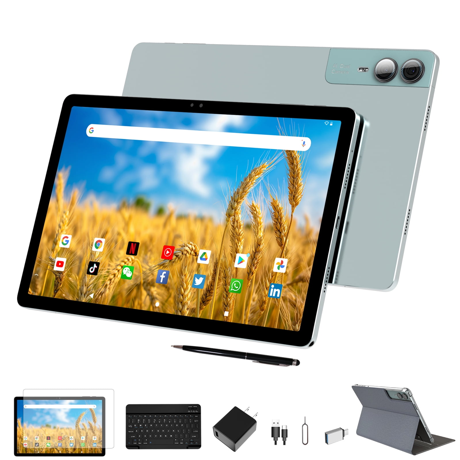 Free Shipping! YHWHHI 11 Inch Android 14 Tablet with 2K FHD IPS