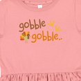 thumbnail image 4 of Inktastic Gobble Gobble Thanksgiving Girls Toddler Dress, 4 of 5