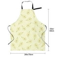 thumbnail image 2 of Kdxio Green Pears Apron with Pockets Adjustable Kitchen Aprons for Men Women Waterproof Aprons for Cooking,Drawing,Crafting, Baking Household Cleaning, 2 of 5