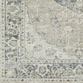 thumbnail image 3 of Livabliss Washable Rugs for Living Room, 7x9 Lillian Traditional Gray Area Rug, Bedroom Dining Room Home Decor Stain Resistant Carpet (6'7" x 9'), 3 of 9