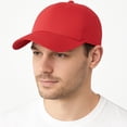 thumbnail image 5 of All-Purpose Unisex Baseball Cap with Curved Brim – Adjustable for Every Adventure Red, 5 of 6