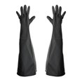 thumbnail image 1 of Guantes de látex de protección química, guante de caucho natural, para entornos mecánicos y químico 60 cm Negro Sunnimix Guantes de trabajo de goma, 1 of 8