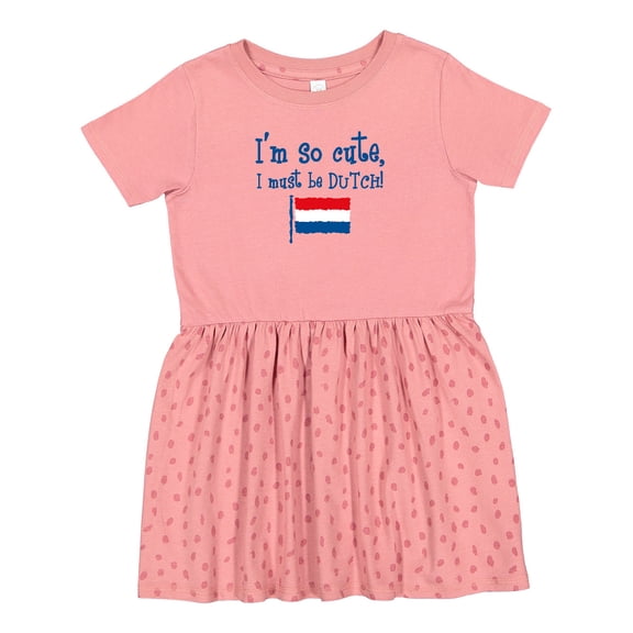 Inktastic So Cute Dutch Girls Toddler Dress