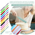 thumbnail image 3 of Food Grade Silicone Spatula, Long Handle Design For Easy Scraping Of Jar Bottom And Hard-To-Reach Corners, Heat Resistant Spreader For Baking Mixing Cake Cream Butter Easy To, 3 of 3