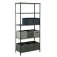 thumbnail image 2 of 5 tier grey shelving 11.8x33.5x59in, 2 of 5