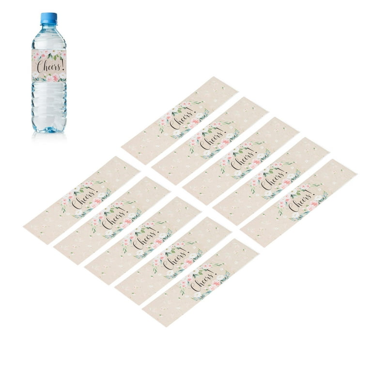 Personalized Simple Water Bottle Labels