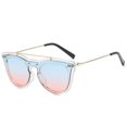 thumbnail image 4 of Unisex Square Classic Cat Eye Sunglasses Cateye Sunglasses Y1049, 4 of 5