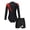 Red, variant on Yeahdor Girls Long Sleeve Dance Workout Outfit Shiny Faux Diamonds Leotard with Athletic Shorts