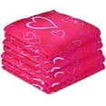 thumbnail image 4 of SKYSONIC Valentine's Day Love Heart Kitchen Towel Set of 1, Super Soft Absorbent Hand Towel Tea Towel Home Restaurant Tableware Cleaning Rag for Kitchen, Hotel, Beach, Bathroom, Gym, etc., 4 of 7