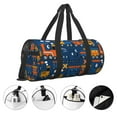 thumbnail image 5 of KLL Funny Steam Train Duffle Bag For Men Women Sport Gym Fitness Tote Travel Training Workout Basketball Football Weekender, 5 of 8
