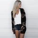 thumbnail image 4 of Cárdigan de manga larga de otoño para mujer, cárdigan holgado con estampado degradado, blusa, abrigo, Tops Pompotops  qwe16538, 4 of 8