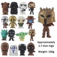 thumbnail image 2 of 16pcs Star Wars The Mandalorian Grogu Action Figure Toys Desktop Home Decor Gifts, 2 of 5
