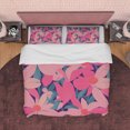 thumbnail image 1 of Rosa Floral Boho Ropa de Cama Colorido Funda Nórdica Bohemio Juego de Dormitorio, Estética, 1 of 6