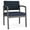 Midnight Sky, variant on Lesro Lenox Steel Fabric Oversize Waiting Room Guest Chair in Charcoal/Midnight Sky/Blue