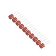 thumbnail image 4 of 20Pcs Fusible Micro Cilíndrico de Montaje DIP de Actuación Lenta T5A 5A 250V Rojo, 4 of 5