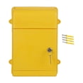 thumbnail image 4 of Buzón de pared práctico y elegante, fácil de usar, gran capacidad, buzón para Amarillo, 4 of 9