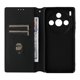 thumbnail image 3 of For ZTE nubia Z60S Pro 5G Wallet Case Rhombus Imprinted Leather Phone Cover - Black, 3 of 5
