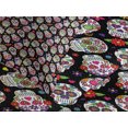 thumbnail image 4 of Ambesonne Colorful Quilted Bedspread Set 3 Pcs, Sugar Skulls Flowers, Queen Size, Multicolor, 4 of 5