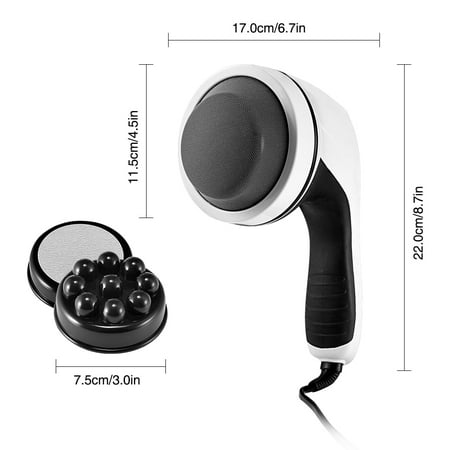 Multi-Function Vibration Handheld Massager, Come with 4 Kinds of Alternative Massage (Best Way To Clean Vibrator)