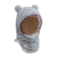 thumbnail image 3 of Gorro de invierno para niños, pasamontañas a prueba de viento, cubierta facial para niños y niñas, ciclismo, esquí Orejas De Oso Azul Yuyangstore Gorro de invierno para niños, 3 of 8