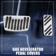thumbnail image 2 of 1 Juego Gasolina Acelerador Pedal Cubiertas Freno Pie Pedal Pastillas Plateado Tono Unique Bargains pedales automotrices, 2 of 7