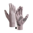 thumbnail image 2 of Rigardu Winter Gloves For Men Women Non Slip Touchscreen Working Gloves Convertible Index Fingerless & Thumbless Purple + M, 2 of 7