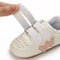 thumbnail image 5 of Cute Baby Unisex PU Leather Non-slip Soft Soled Hook Shoes Sneakers 0-18months, 5 of 5