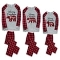 thumbnail image 2 of LuLiaMenton Christmas Family Pajamas Sleepwear Set, Mama Papa Bear Kids 6-7Y, 2 of 5