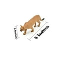 thumbnail image 2 of Puma, Cougar, Mountain Lion, Museum Quality Plastic Replica 5" M127-B648, 2 of 7
