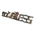 thumbnail image 3 of Rustic Western Cowboy Boot Hat Cow Skull Ropes God Bless Sign Wall Plaque Decor, 3 of 4