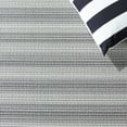 thumbnail image 4 of SAFAVIEH Hampton Duana Striped Indoor/Outdoor Area Rug, Black/Grey, 8' x 10', 4 of 9