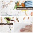 thumbnail image 4 of Fall Round Fitted Tablecloth with Elastic Edge,Water-Resistant Picnic Autumn Harvest Thanksgiving Blue Pumpkin Table Cover for 36-40" Found Tables Leaf Botanical Table Cloth for Dinner,Outdoor,Patio, 4 of 6