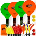 thumbnail image 1 of Juego de pádel Jazzminton Select Double con 4 palas y 11 pajaritos, 1 of 6