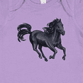 thumbnail image 4 of Inktastic Beautiful Galloping Black Horse Boys or Girls Baby Bodysuit, 4 of 5