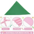thumbnail image 3 of Bandanas pour Chiens Lavables en Coton Triangle Foulards Réversibles pour Petits Moyens Grands Animaux, 3 of 5