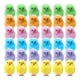 thumbnail image 1 of 36 pollitos de Pascua de peluche, mini pollitos de peluche de imitación, pequeños y coloridos, rellenos de cesta de Pascua para decoración de primavera, hogar y jardín., 1 of 8