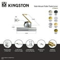 thumbnail image 4 of Kingston Brass KTKNLS2 Convergent Side Mount Toilet Tank Lever with Knurled Handle in Polished Brass, 4 of 5