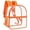 Orange, variant on Reinforced Wider Straps Stadium Approved Small Backpack 12x12x6 For Concerts Work Events(Yellow,6.02*10.51*12.01in)