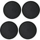 thumbnail image 1 of 4 posavasos para bebidas, posavasos negros para mesa de café, juego de posavasos suaves, posavasos para mesa de centro para bebidas absorbentes, 1 of 5