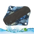 thumbnail image 3 of Serviettes Hygiéniques, Serviettes Menstruelles Imprimées en Tissu Imperméable Lavables, Conception Anti-Fuites, Réutilisables, Forte Absorption d'Eau pour Femmes G55, 3 of 7