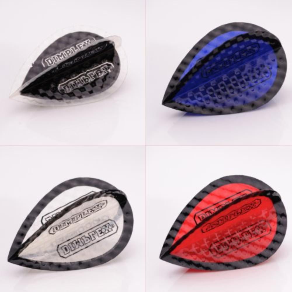 5 x Mixed Sets of Dimplex Colours Dart Flights Pear Shape by 5 x Mixed