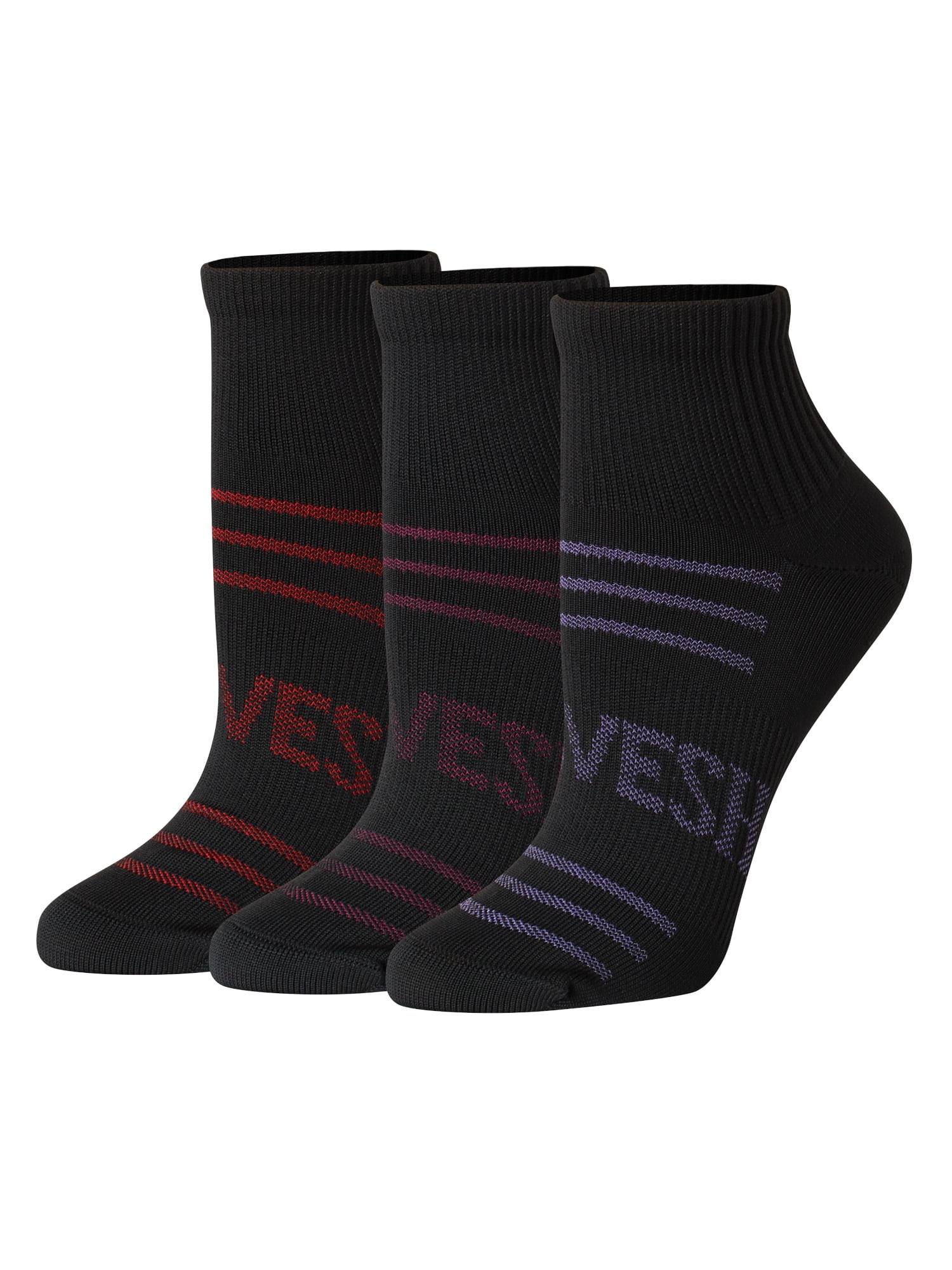 Hanes Women's Ankle Socks, Moves, 3-Pack, Size 5-9