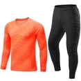 thumbnail image 5 of Uniforme de portero de fútbol para hombres y niños, esponja protectora de manga larga, camiseta de entrenamiento de fútbol, pantalones personalizados, 2023, 5 of 5