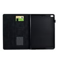 thumbnail image 4 of Embossed Folio Flip Smart Case Cover for iPad mini 1/2/3/4/5, Premium PU Leather Kickstand Card Slots Magnetic Auto Sleep / Wake with Pen Slot Case for iPad mini 1/2/3/4/5, Black, 4 of 5