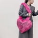 thumbnail image 4 of Bolso Mujer Bolsos Bandolera Gran Capacidad Shopping Niñas Invierno Rosa Rojo Rojo, 4 of 8