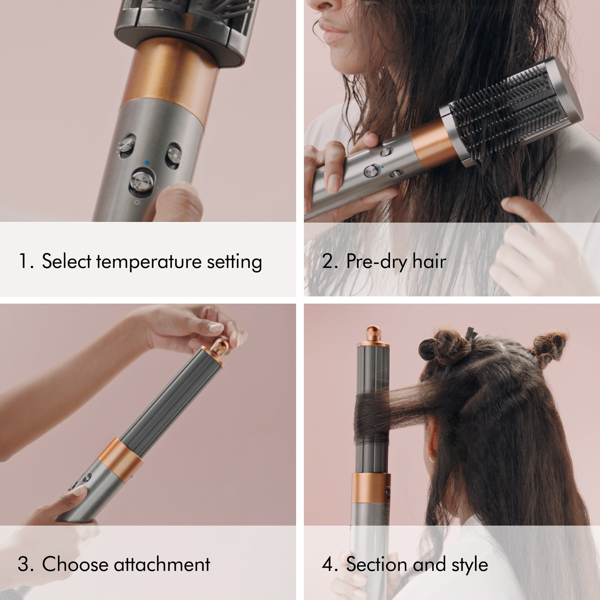 Restored Premium Dyson Airwrap™ Multi-styler Complete Long | Onyx Black/Gold (Refurbished)