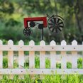 thumbnail image 3 of Estaca giratoria de molino de viento Garden Iron Art | Diseño de tractor Decoración de patio al aire libre | Hilandera de metal duradera y resistente a la intemperie para césped, patio o jardín |, 3 of 6